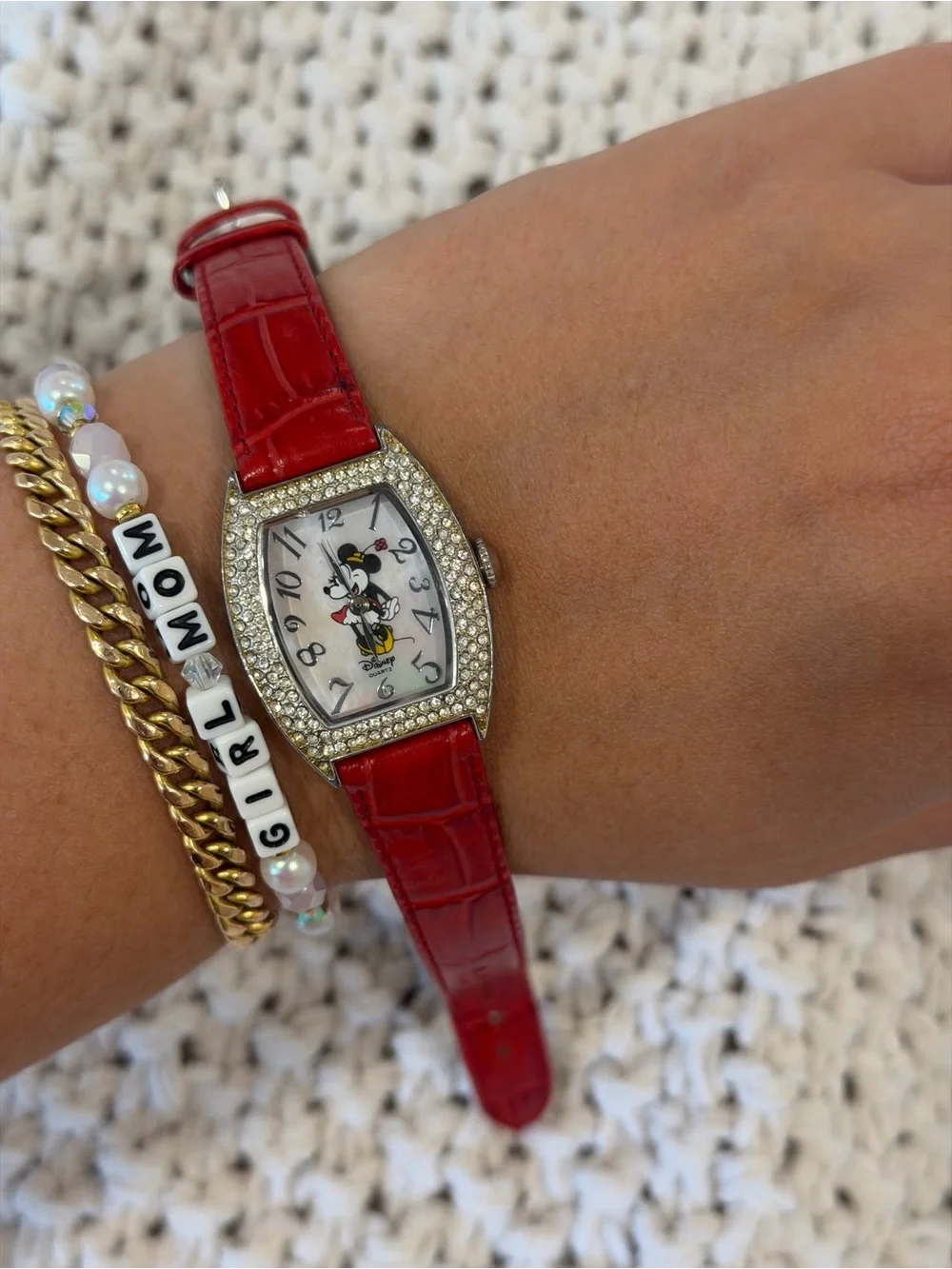 Minnie Mouse Disney Time Works Watch